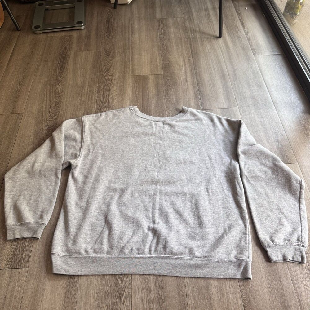 Sweater Oversized Gray Size XXXL Floral Streetwear Honey Bees And Flowers Please - Picture 6 of 7